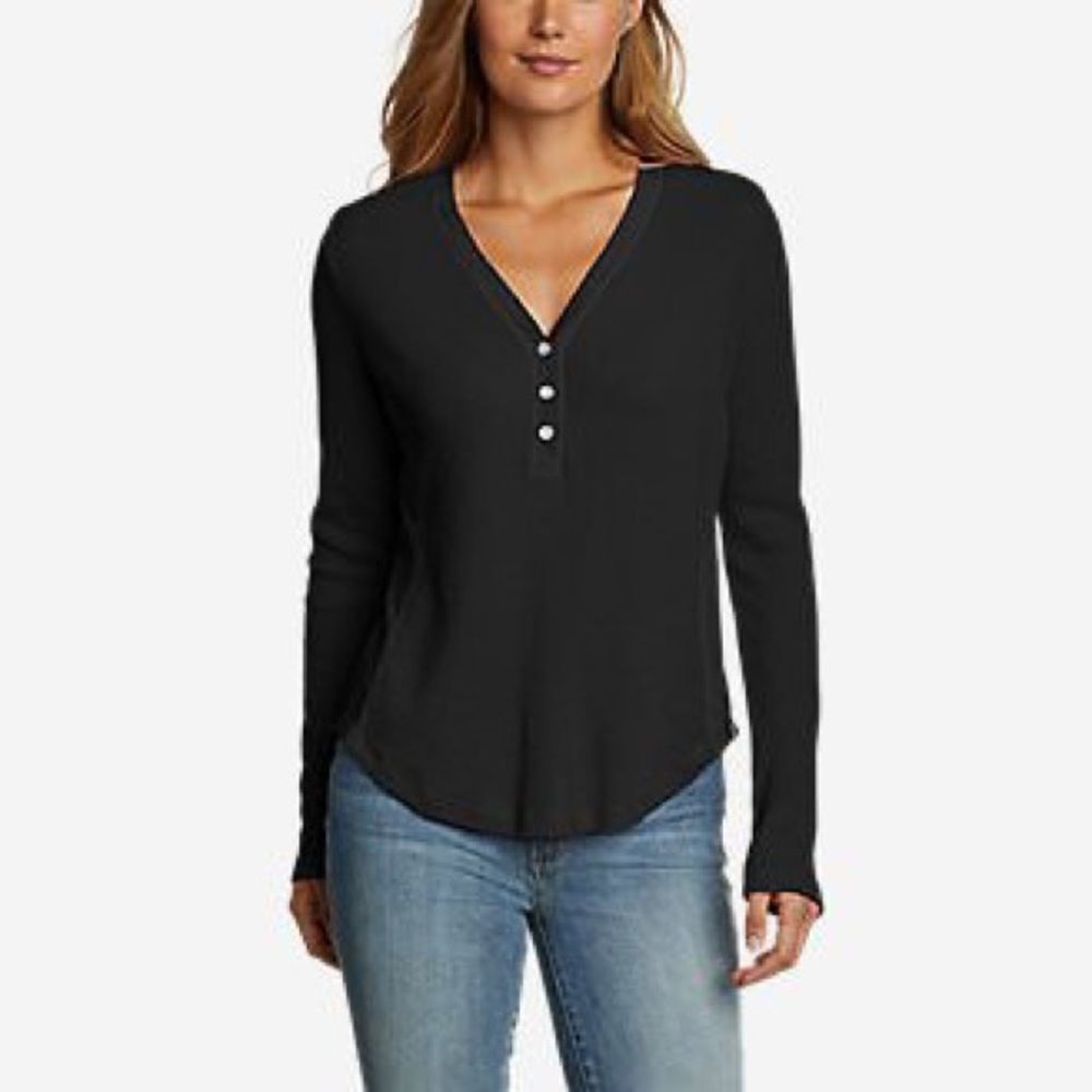 ✨HP✨Myriad Striped Thermal-Jersey Mix Henley✨